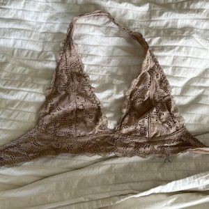 Free People Dusty Mauve Bralette